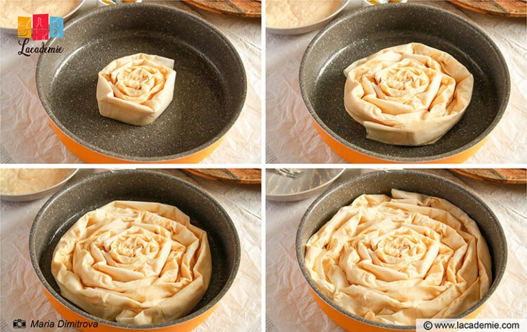 Ready The Banitsa For Baking