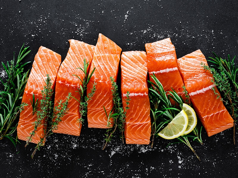 Salmon Fresh Raw Fish Fillet