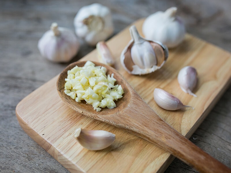 Teaspoon Of Chopped Garlic