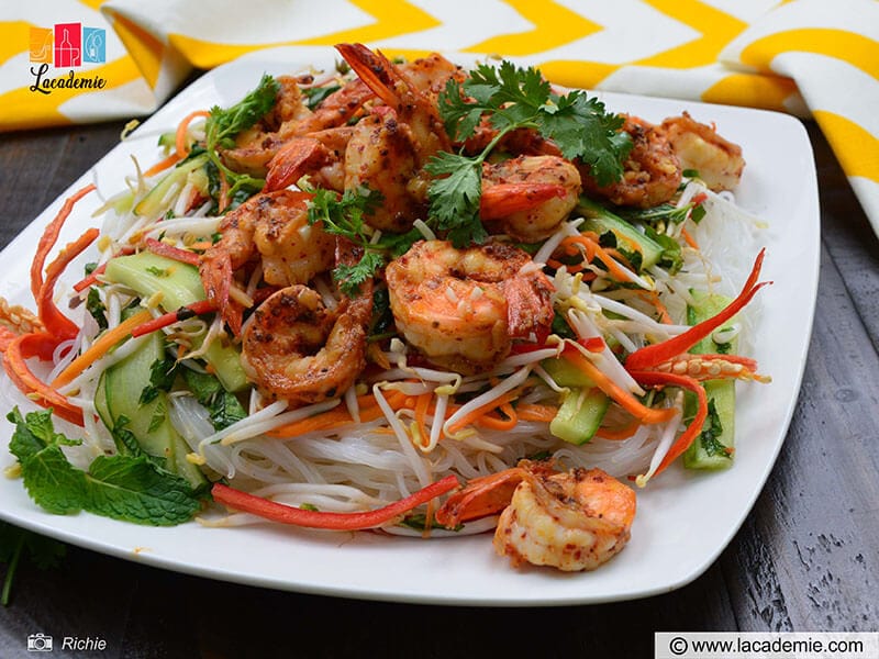 Vietnamese Noodle Salad With Shrimp