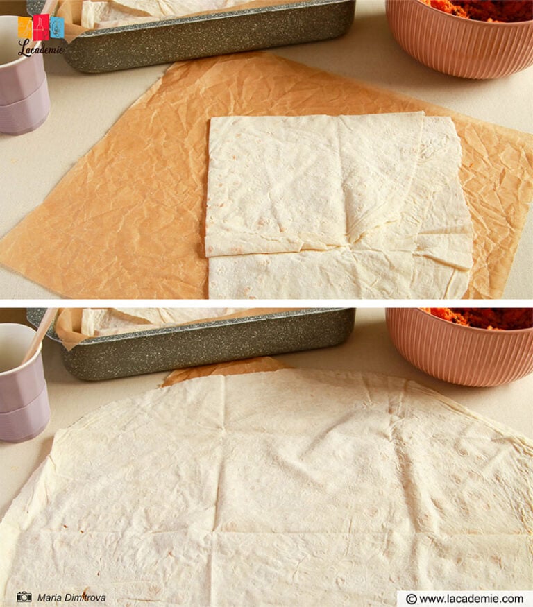 Baking Tray With Baking Paper