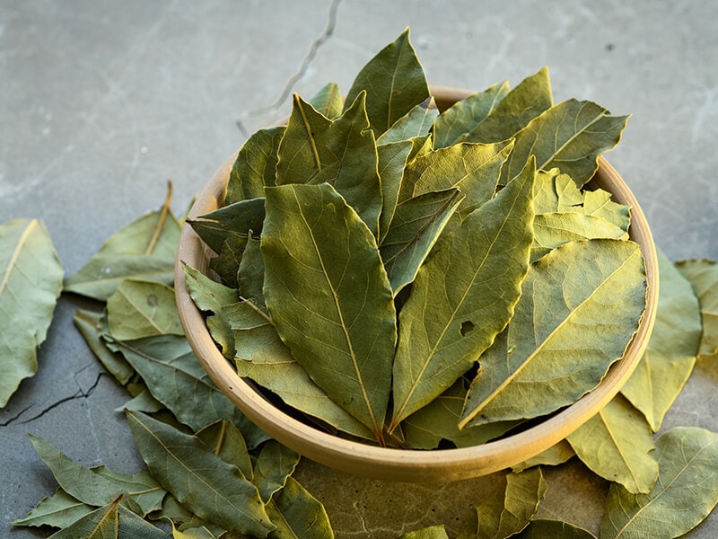 Bay Leaves In Bowl