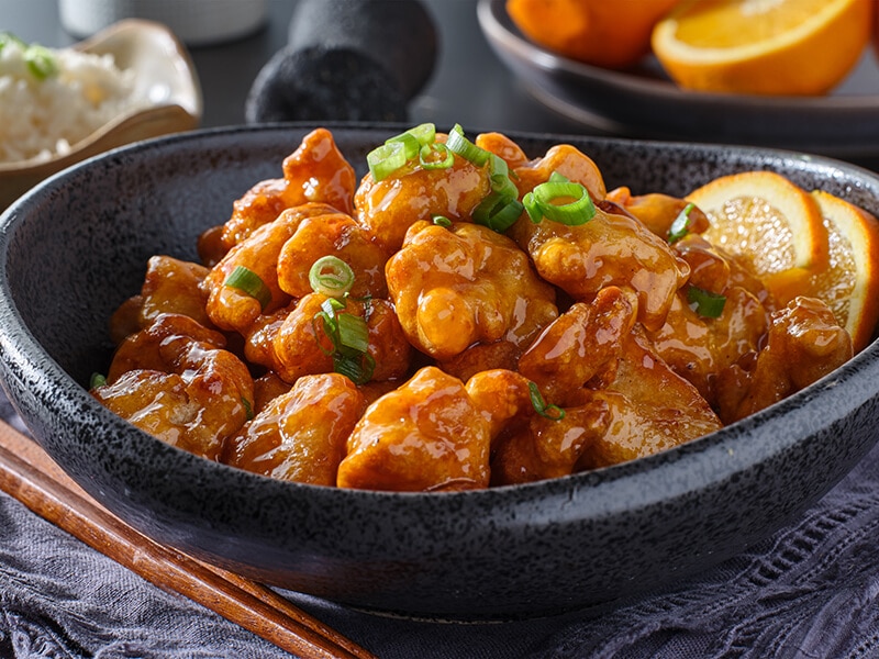 Bowl Chinese Orange Chicken