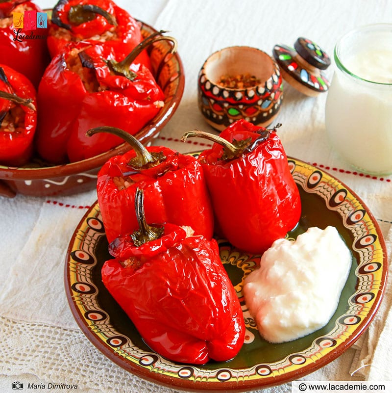 Bulgarian Style Stuffed Peppers