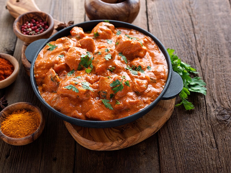 Butter Chicken Curry Dish