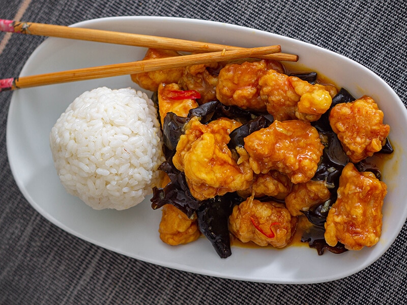 Calorie Orange Chicken