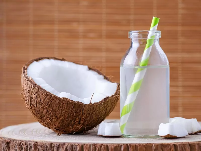 Coconut Water Glass Jar