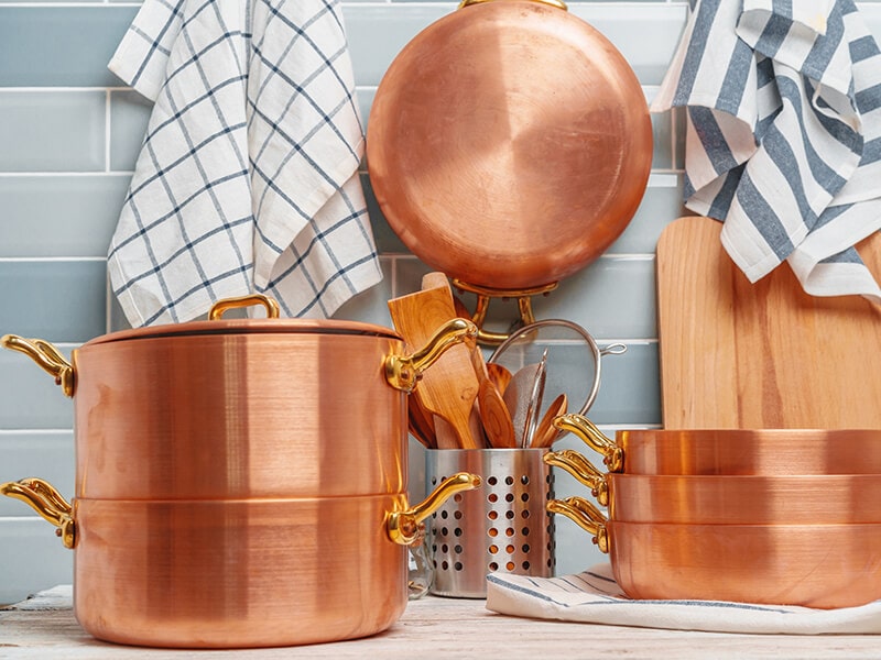 Details With Copper Kitchenware