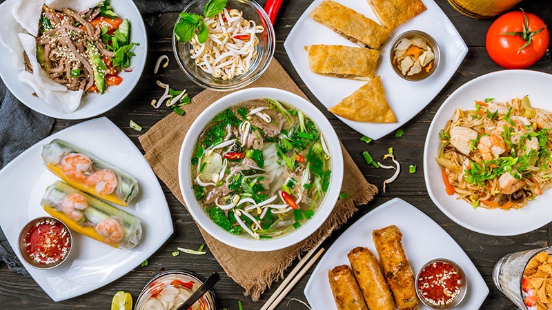 Dinner Vietnamese Food Pho