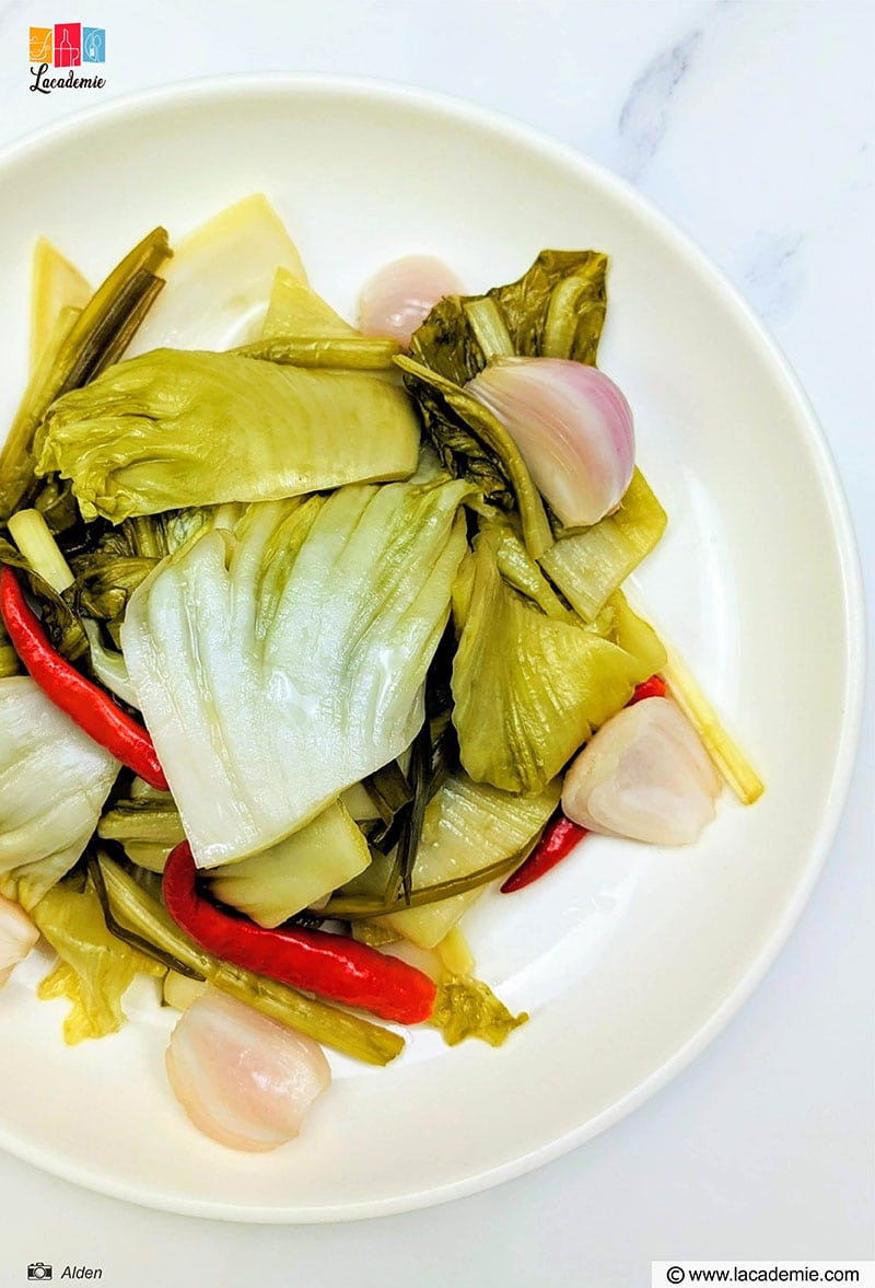 Vietnamese Pickled Mustard Greens - Dưa Chua Recipe