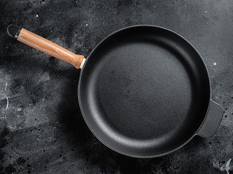 Empty Cast Iron Skillet