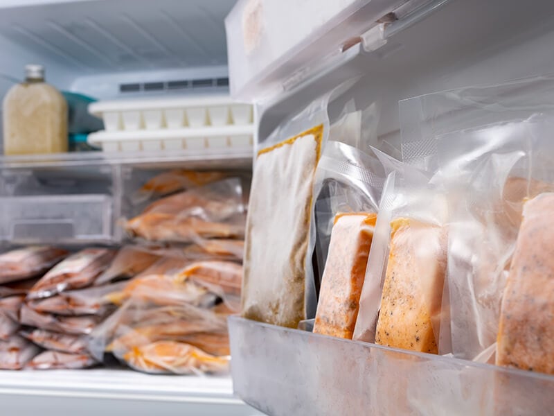 Freezer Salmon Refrigerator
