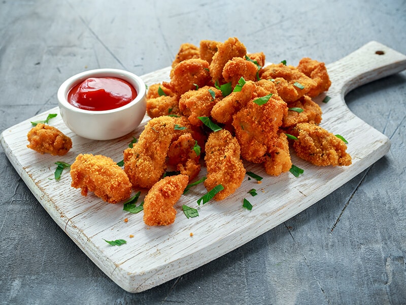 Fried Crispy Chicken Nuggets