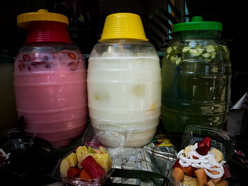 Fruits And Berries Add Coconut Water