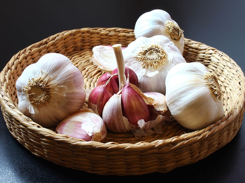 Garlic Bulbs And Cloves