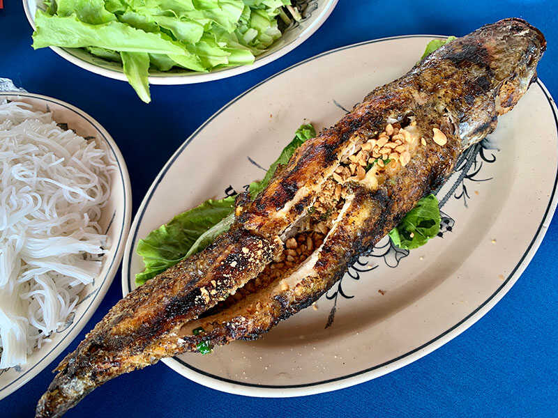 Grilled Snakehead Fish
