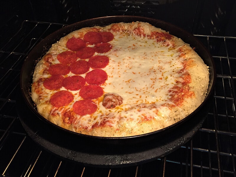 Half Cheese Pepperoni Pizza