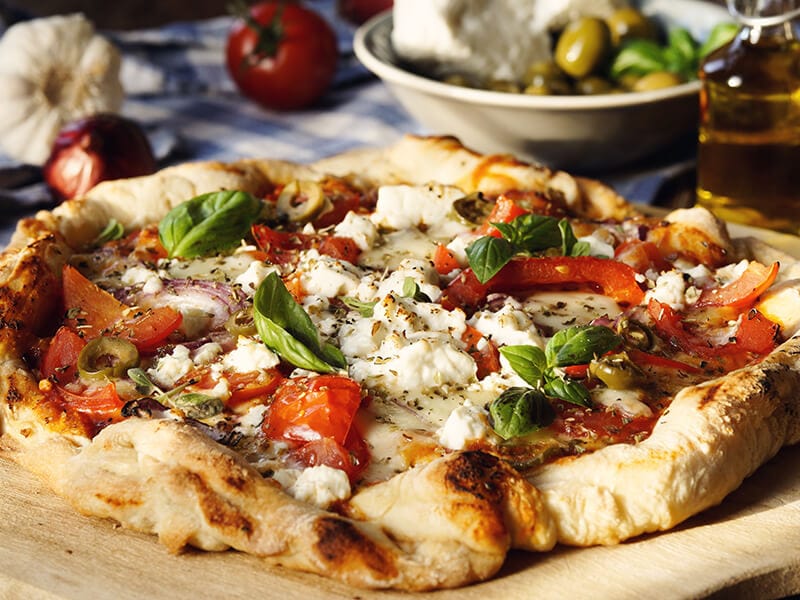 Hearty Greek Pizza