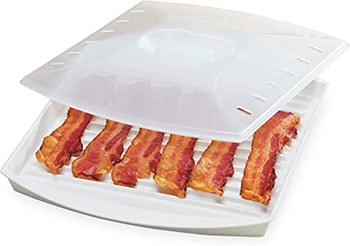 Lid Microwave Bacon Cooker