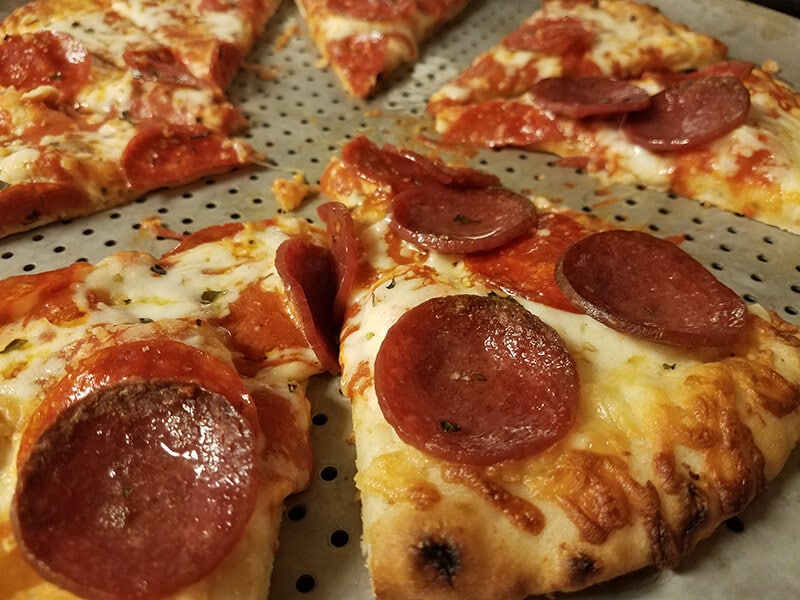 Making Pizza With Pans