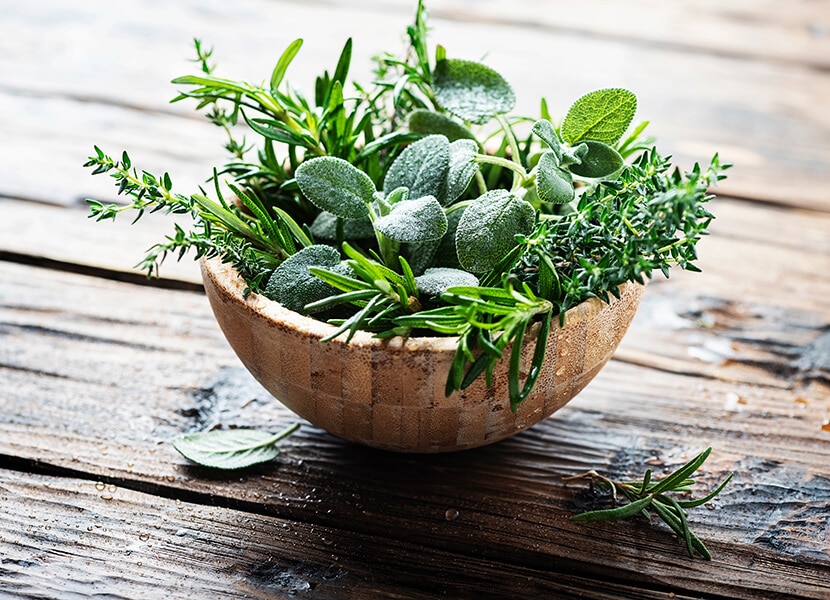 Mix Of Herbs Bowl