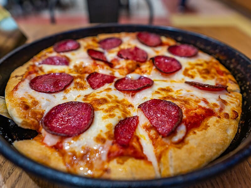 Mouthwatering Hot And Tasty Pepperoni
