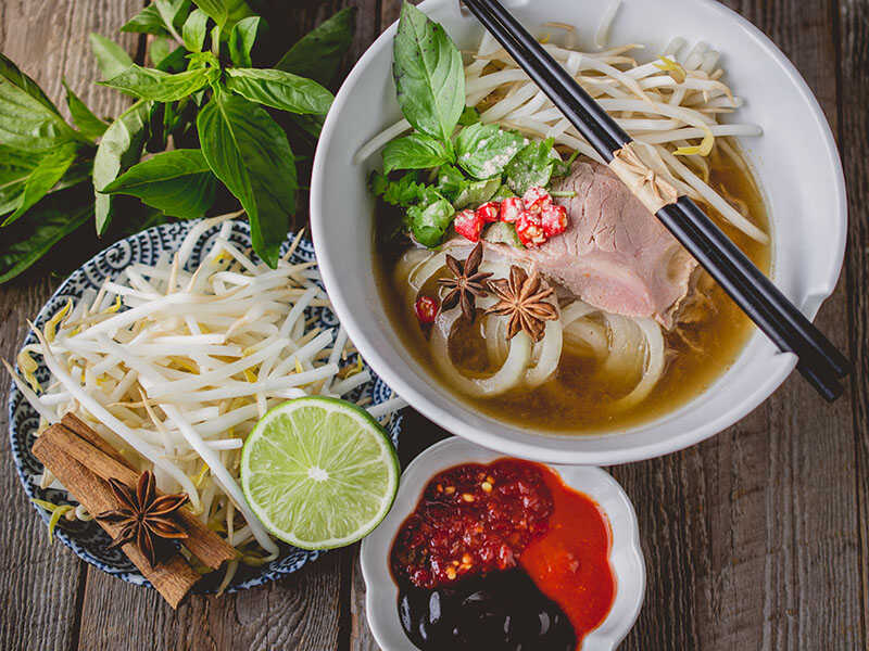 Noodle Soup Famous Food