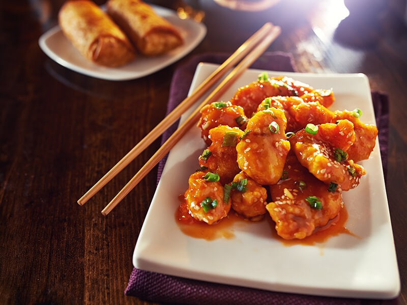 Orange Chicken Dish