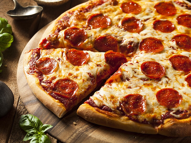 Pepperoni Pizza With Cheese