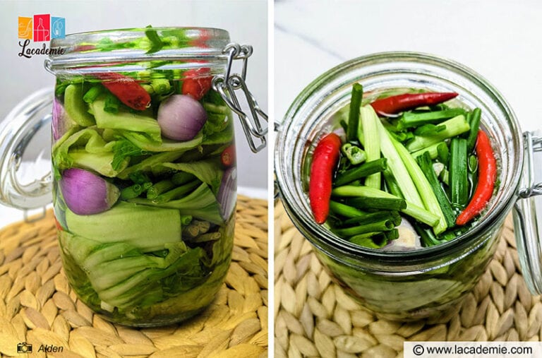 Pickling Liquid Into The Jar