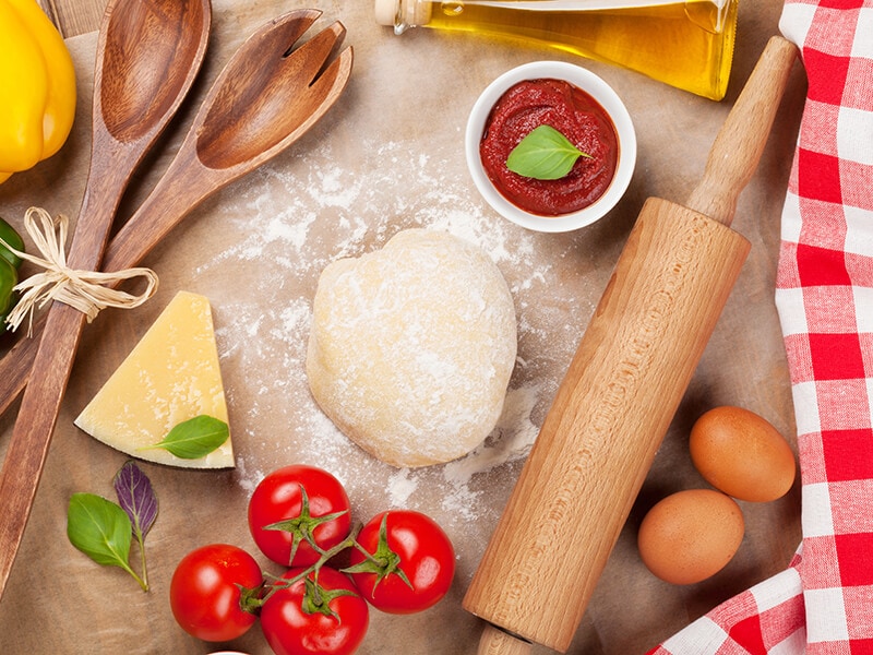 Pizza Cooking Ingredients Dough