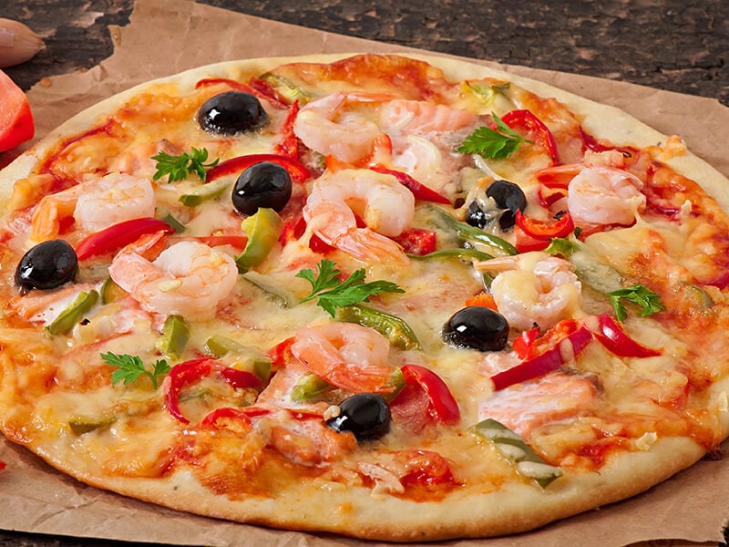 Pizza With Shrimp