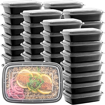 Promoze 1 Compartment Microwave Safe Container