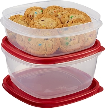 Rubbermaid 2 Packed Microwave Safe Container