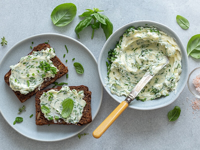 Sandwichs With Herbs Butter