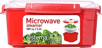 Sistema Vegetable Friendly Microwave Steamer