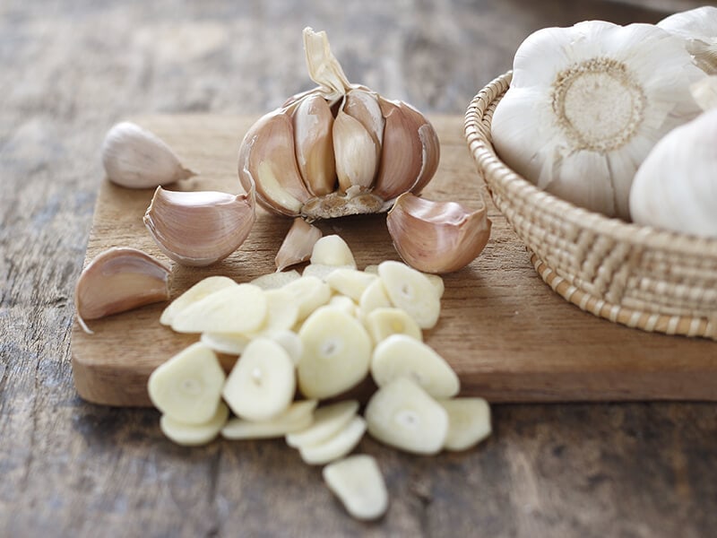 Sliced Garlic Clove Bulb