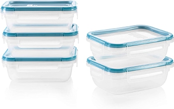 Snapware Total Solution 10-PC Plastic Microwave Safe Container