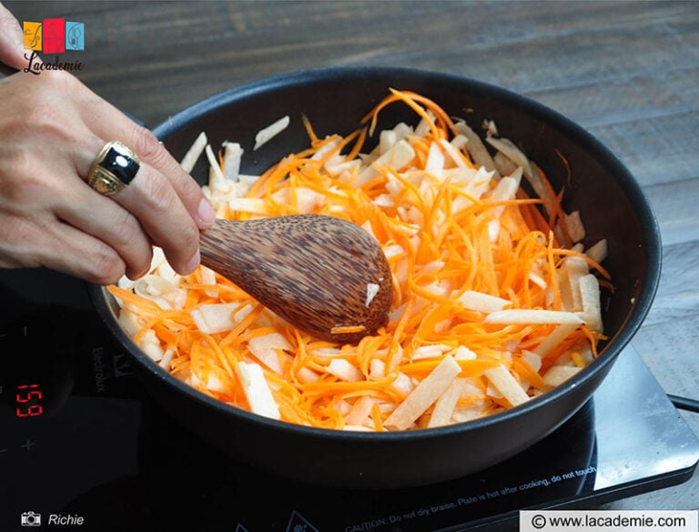Stir Fry Carrots And Jicama