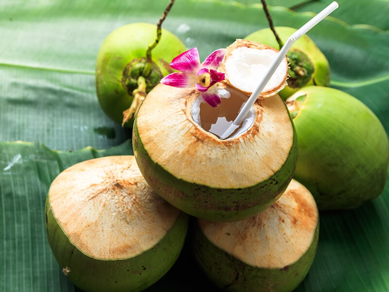 Sweet Green Coconuts