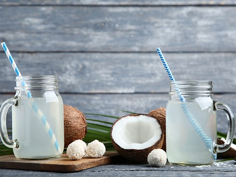 Two Coconut Water Jars