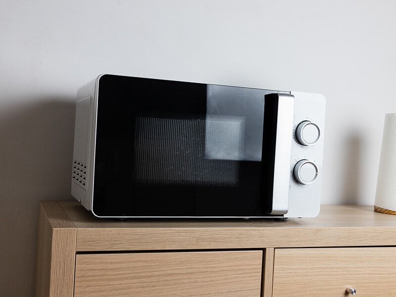 White Microwave Oven