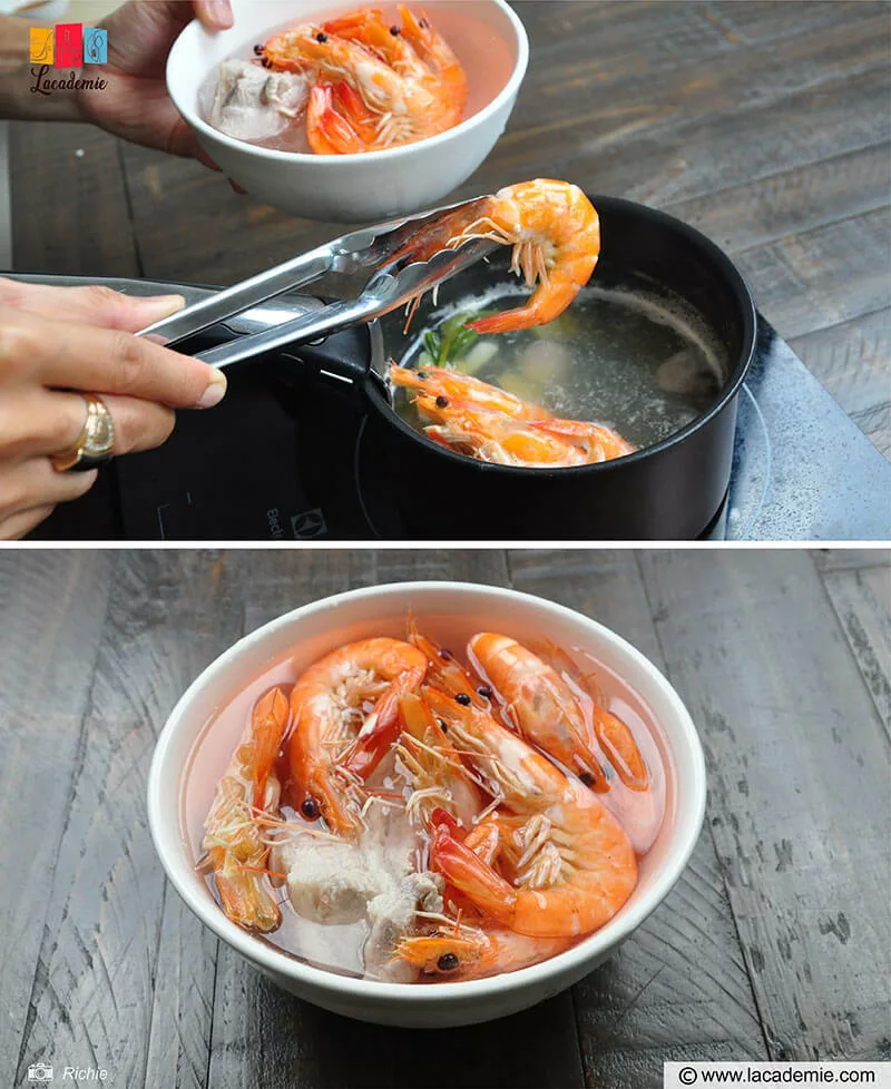 Add The Shrimp To The Pot