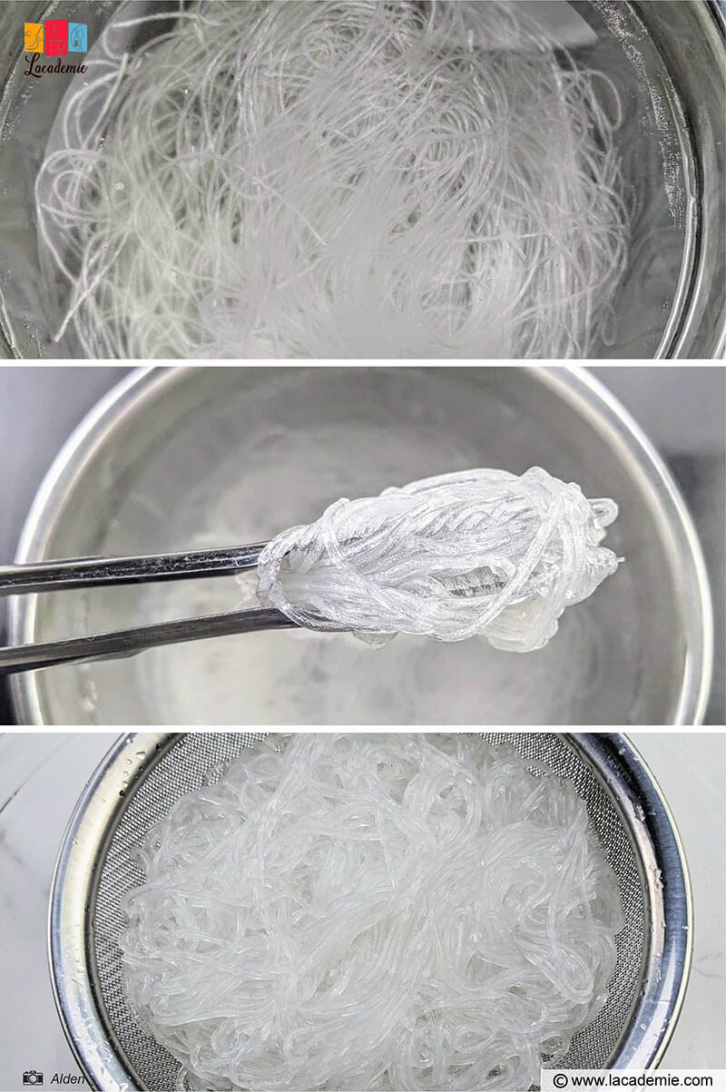 Blanch The Glass Noodles