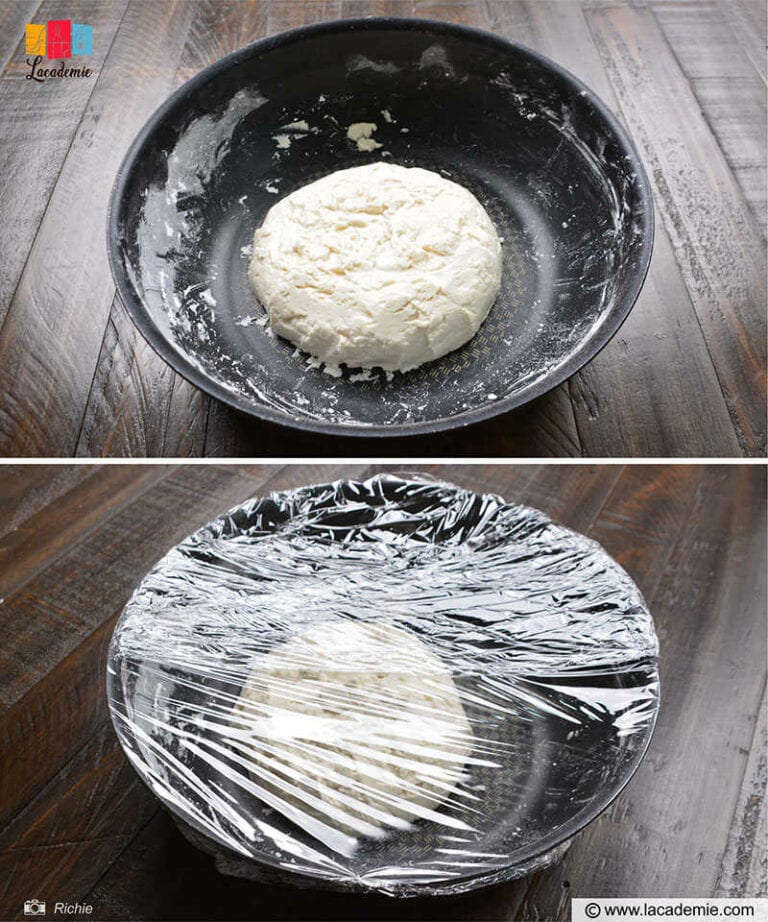 Cover The Mixing Bowl With Plastic Wrap