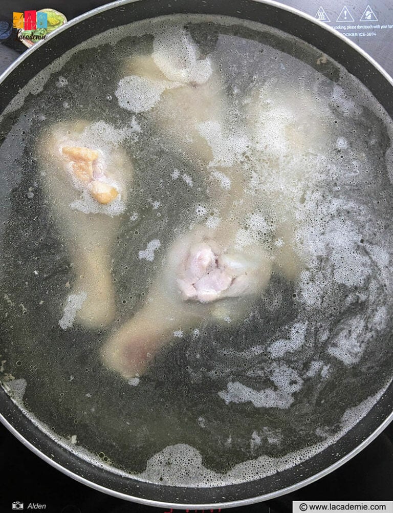 Pour Chicken Broth Into Pot