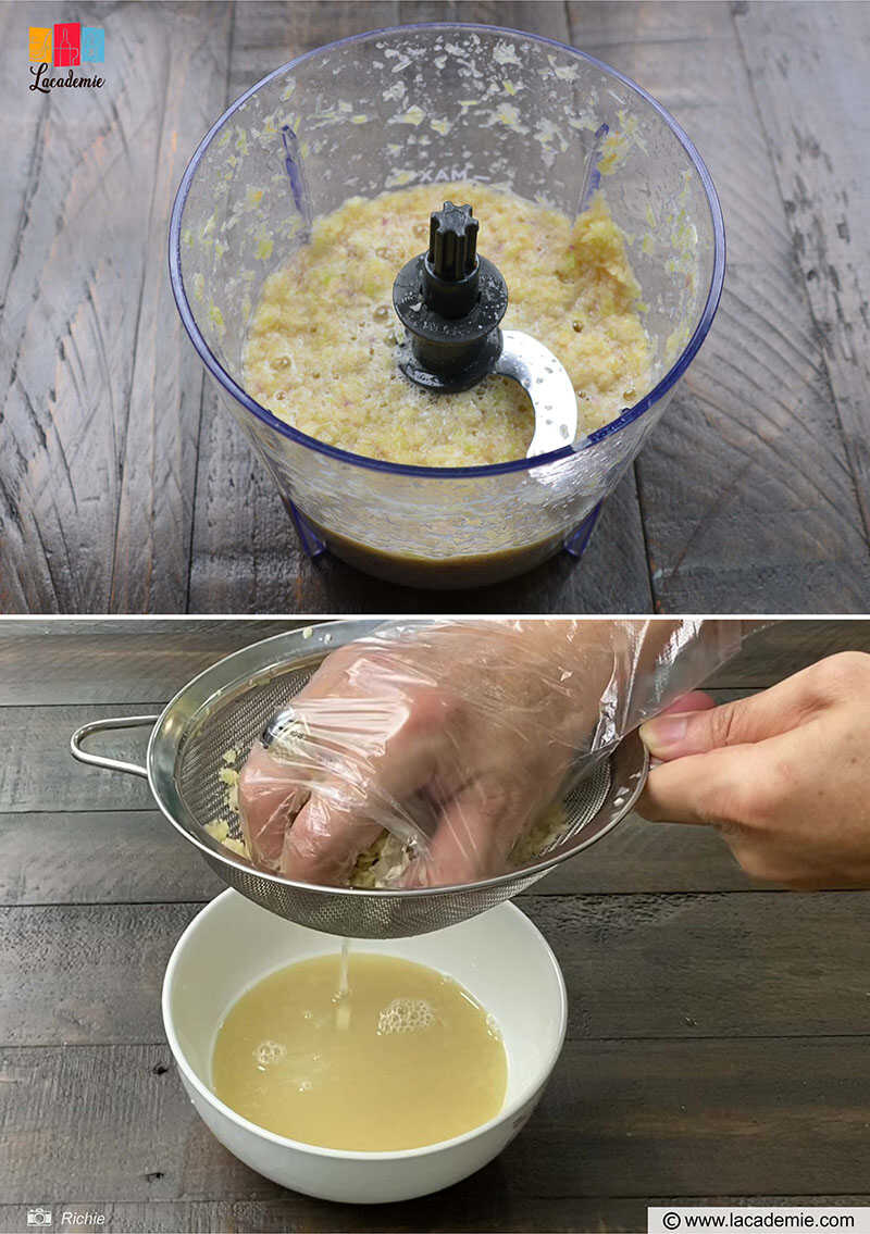 Squeeze The Lemongrass Mixture Over Sieve