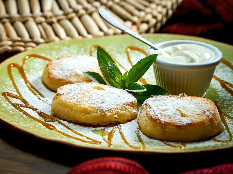Syrnyky Sour Cream