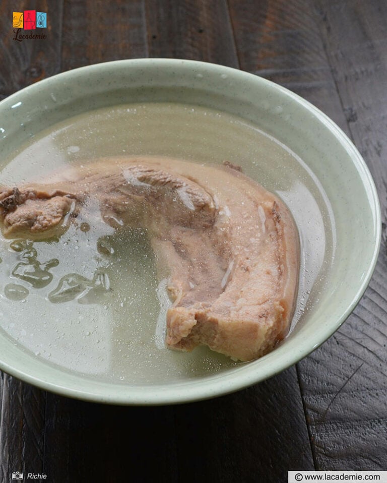Transfer Pork To Cold Water