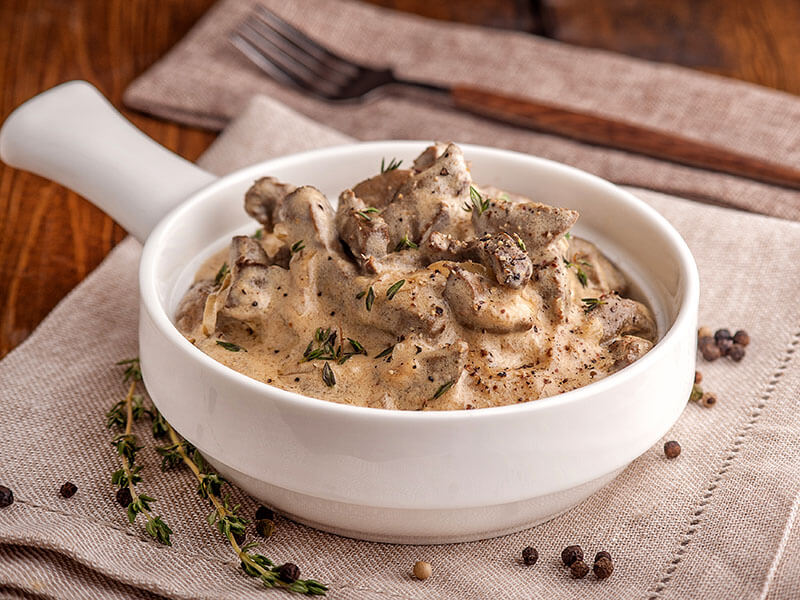 Beef Stroganoff